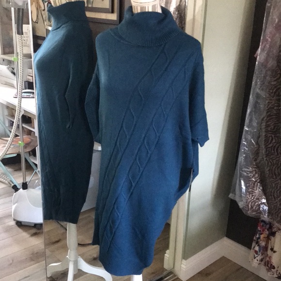 🔥Vertigo, teal, sweater dress